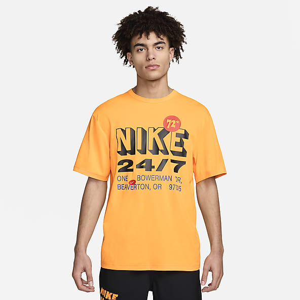 Men s Yellow Tops T Shirts. Nike UK